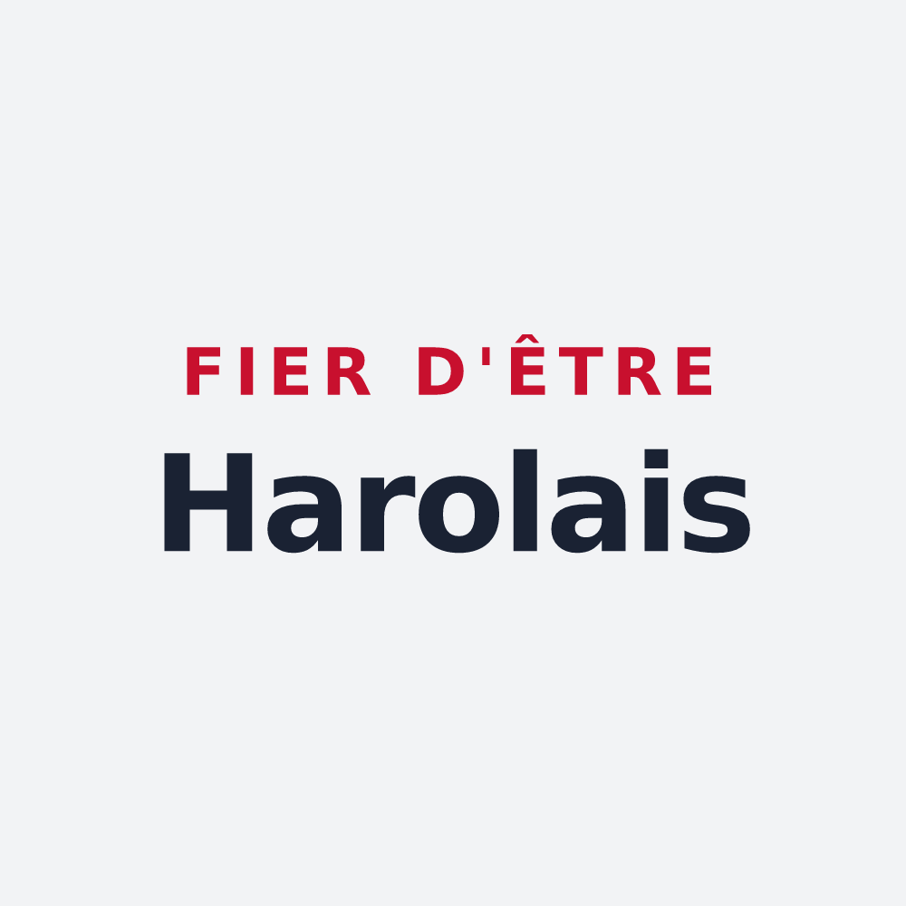 Poster « Fier d'être Harolais » — design pour Harol