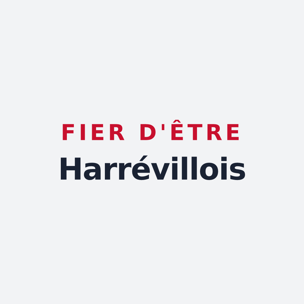 Poster « Fier d'être Harrévillois » — design pour Harréville-les-Chanteurs