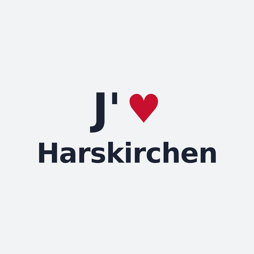 Poster personnalisé Harskirchen — design J'aime Harskirchen