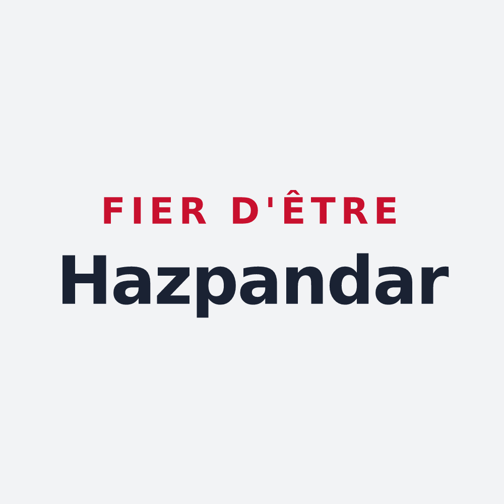 Poster « Fier d'être Hazpandar » — design pour Hasparren