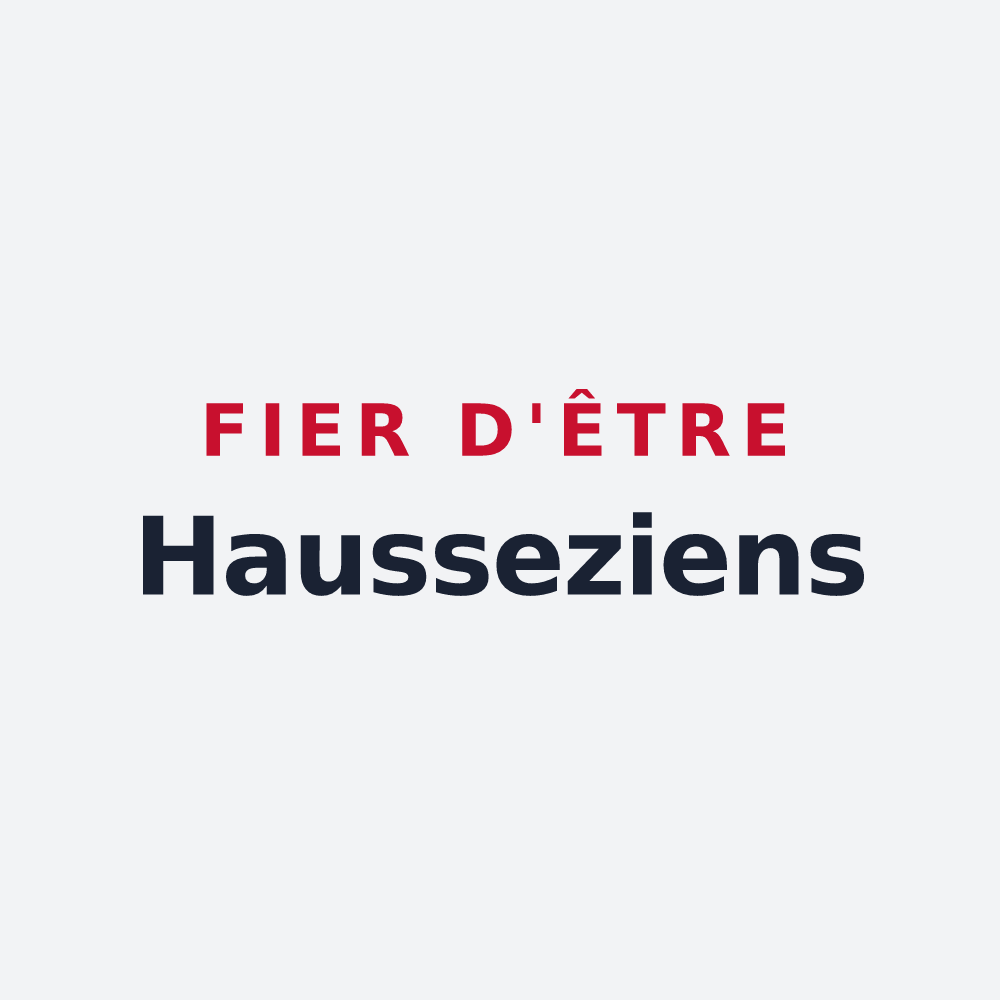 Poster « Fier d'être Hausseziens » — design pour Haussez