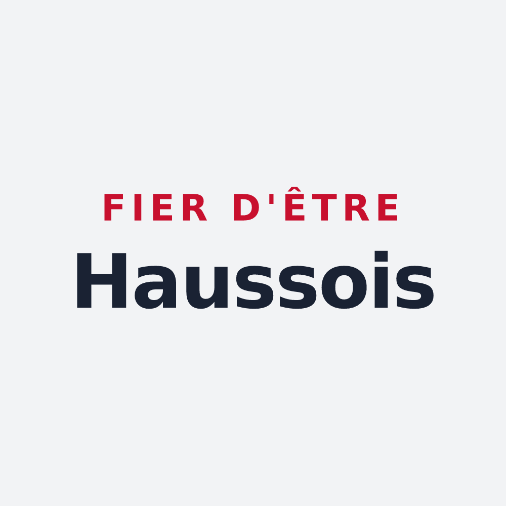 Poster « Fier d'être Haussois » — design pour Haussy