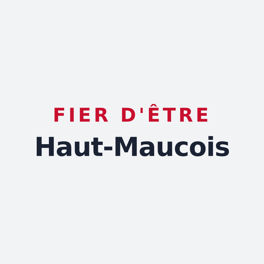 Poster « Fier d'être Haut-Maucois » — design pour Haut-Mauco