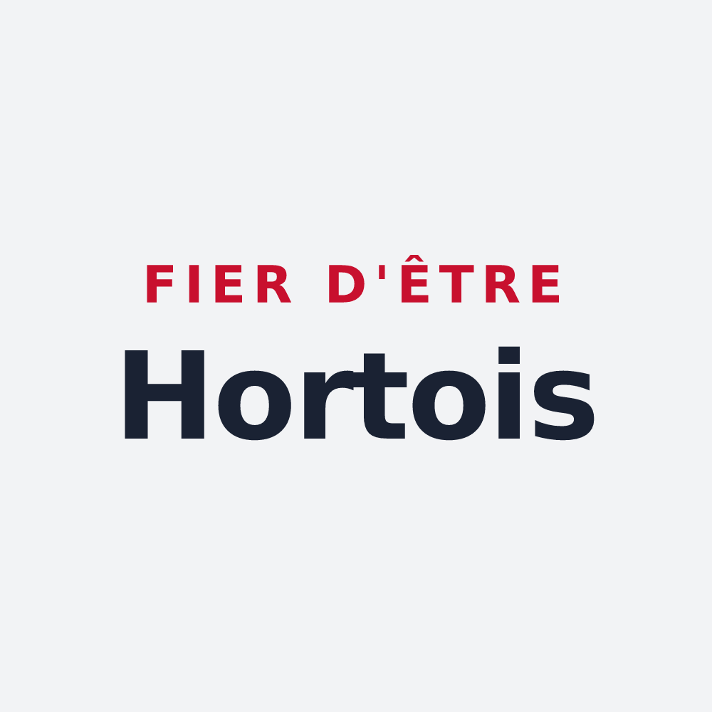Poster « Fier d'être Hortois » — design pour Haute-Amance