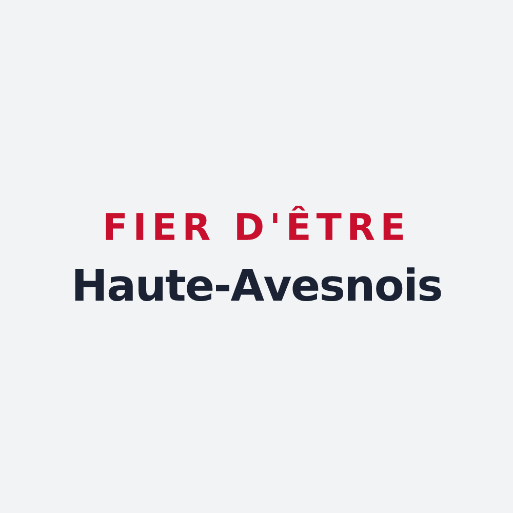 Poster « Fier d'être Haute-Avesnois » — design pour Haute-Avesnes
