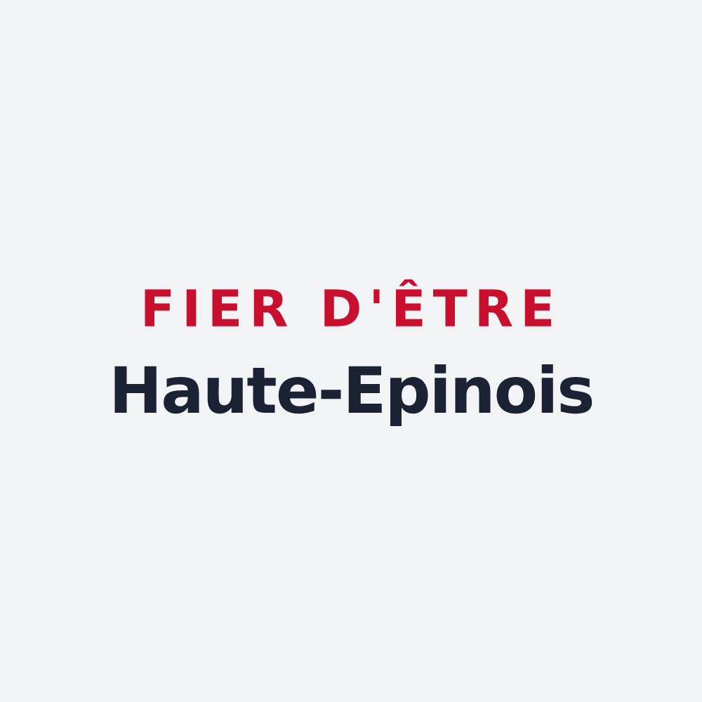 Poster « Fier d'être Haute-Epinois » — design pour Haute-Épine