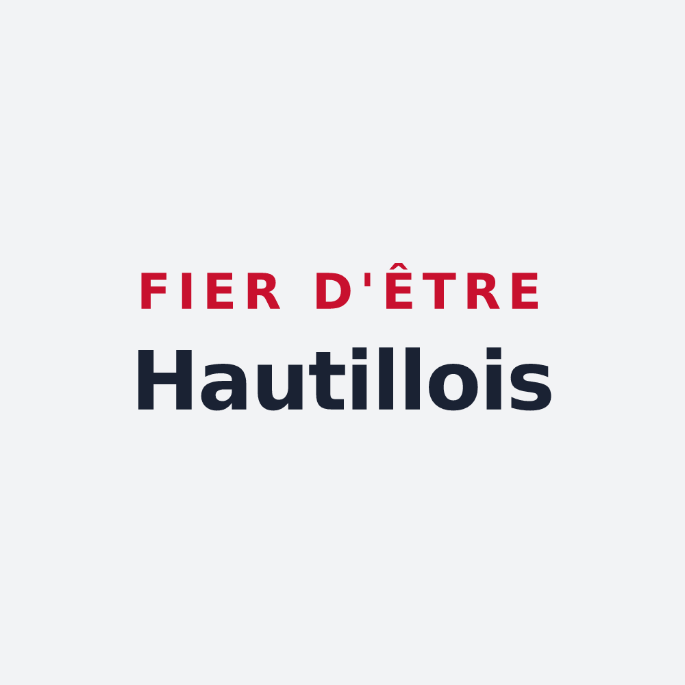 Poster « Fier d'être Hautillois » — design pour Haute-Isle
