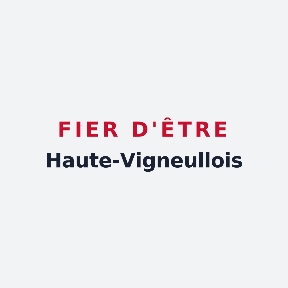 Poster « Fier d'être Haute-Vigneullois » — design pour Haute-Vigneulles