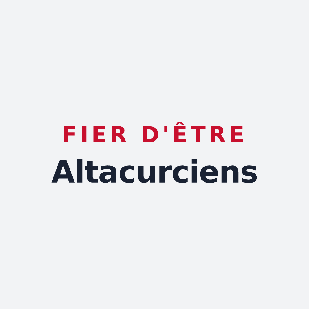 Poster « Fier d'être Altacurciens » — design pour Hautecourt-Romanèche