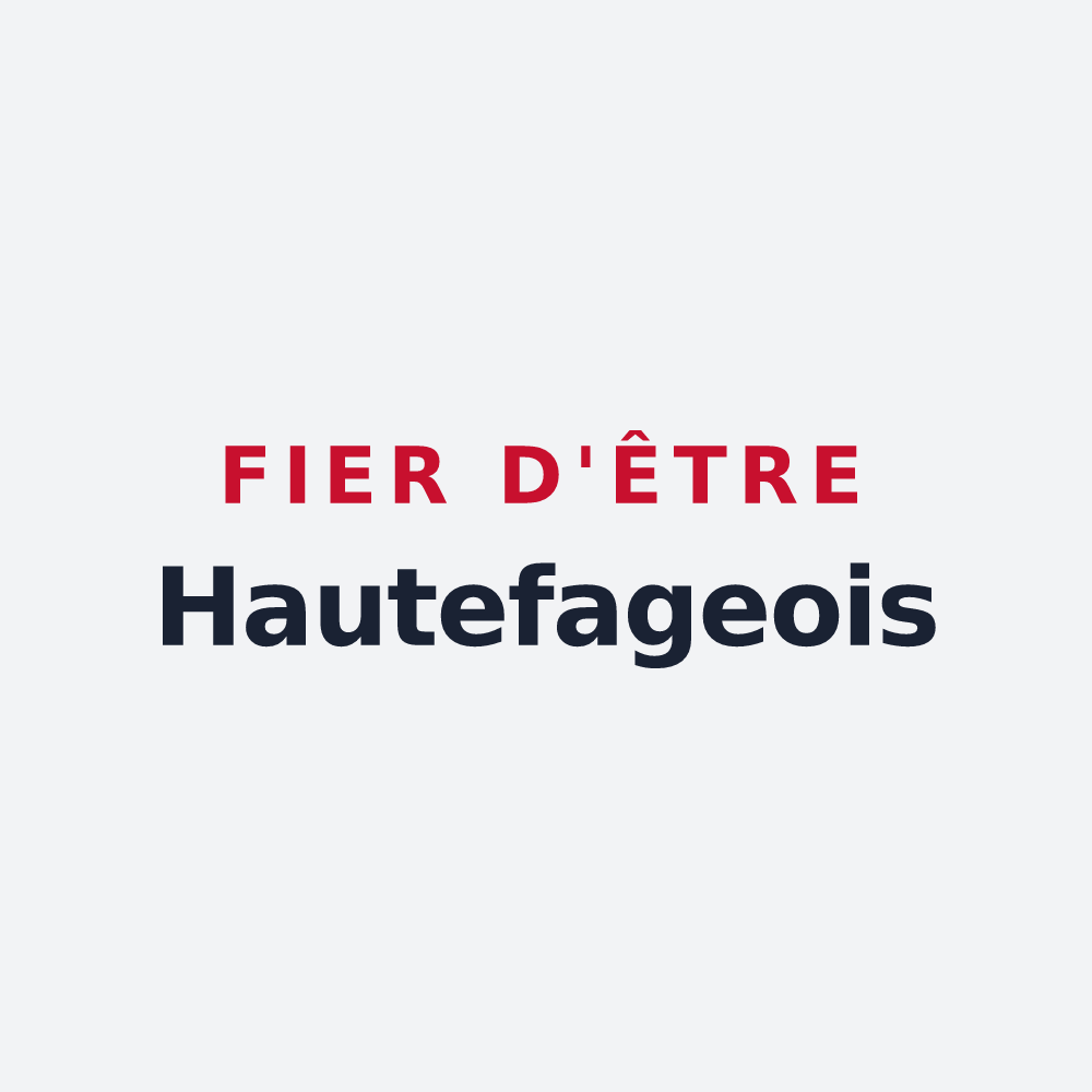 Poster « Fier d'être Hautefageois » — design pour Hautefage