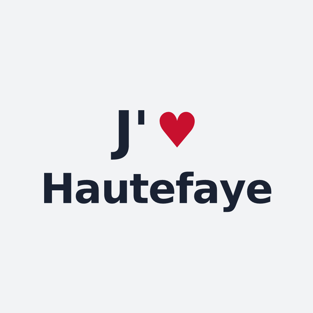 Poster personnalisé Hautefaye — design J'aime Hautefaye