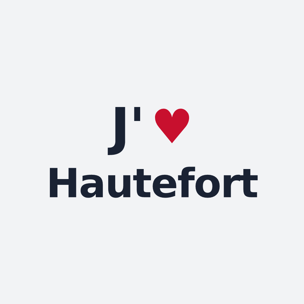 Poster personnalisé Hautefort — design J'aime Hautefort