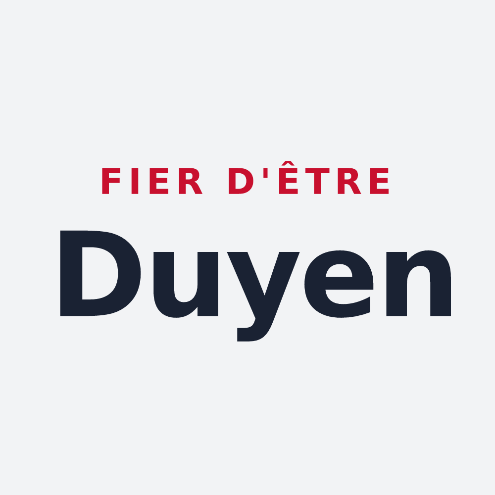 Poster « Fier d'être Duyen » — design pour Hautes-Duyes