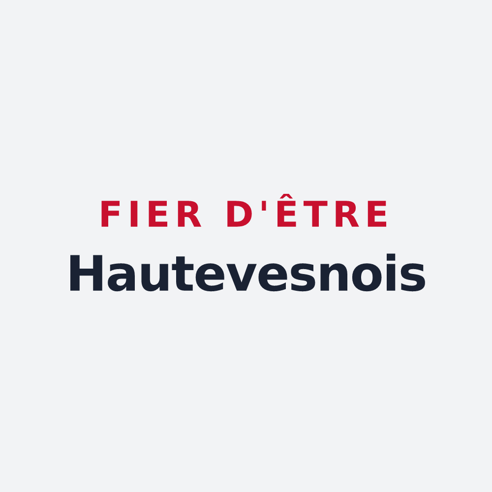 Poster « Fier d'être Hautevesnois » — design pour Hautevesnes
