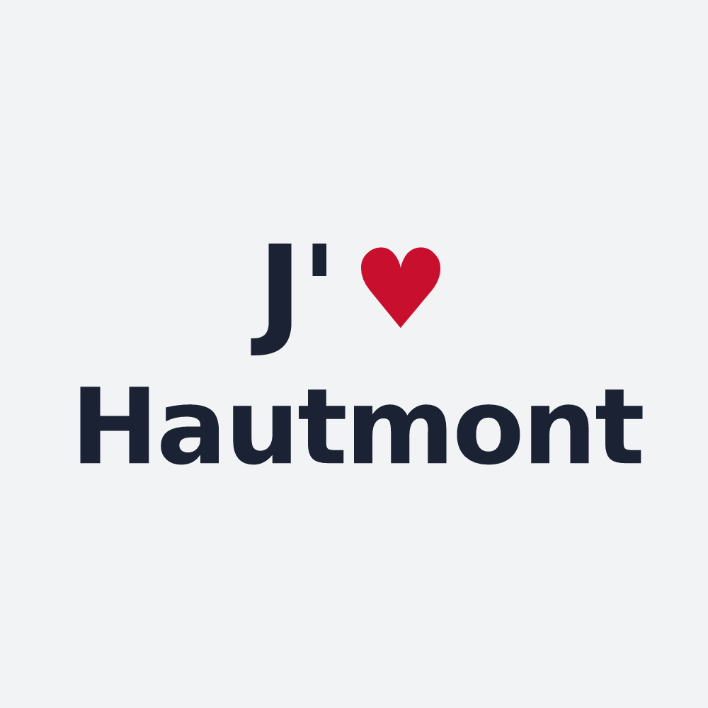 Poster personnalisé Hautmont — design J'aime Hautmont