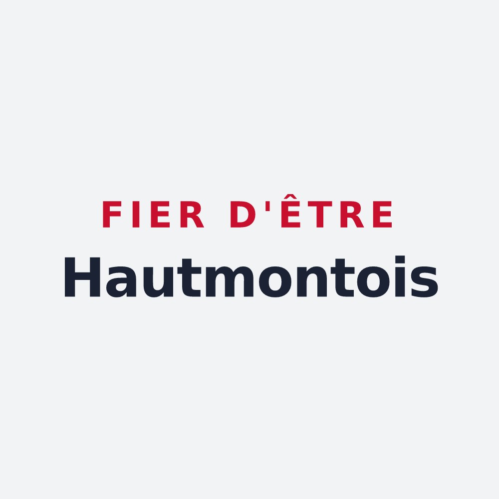 Poster « Fier d'être Hautmontois » — design pour Hautmont