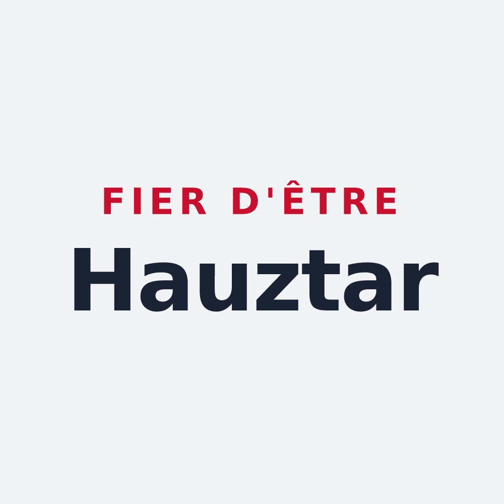 Poster « Fier d'être Hauztar » — design pour Haux