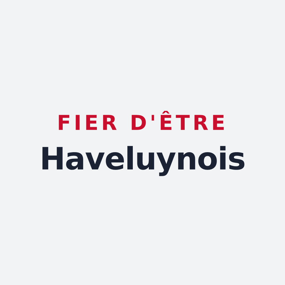 Poster « Fier d'être Haveluynois » — design pour Haveluy