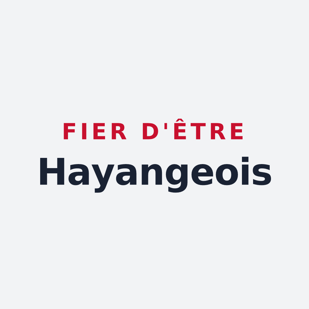 Poster « Fier d'être Hayangeois » — design pour Hayange