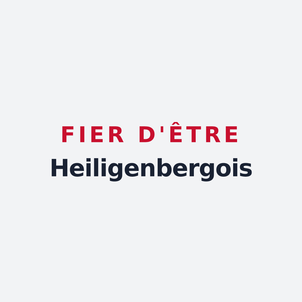 Poster « Fier d'être Heiligenbergois » — design pour Heiligenberg