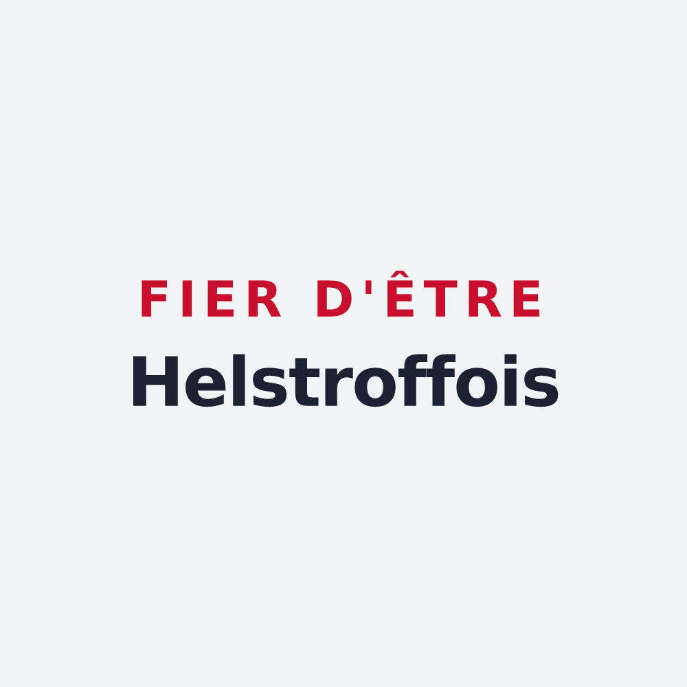 Poster « Fier d'être Helstroffois » — design pour Helstroff