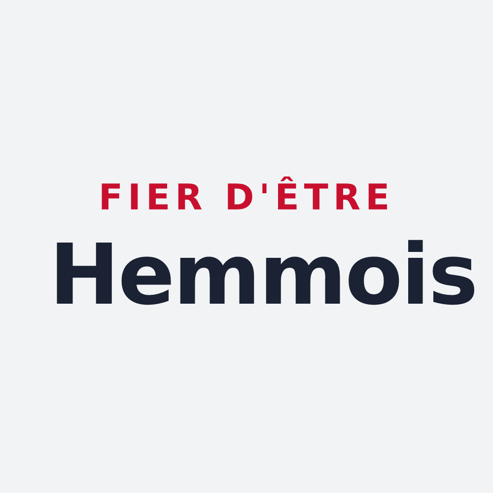 Poster « Fier d'être Hemmois » — design pour Hem-Hardinval