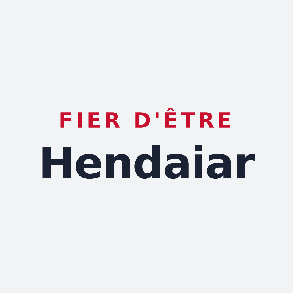 Poster « Fier d'être Hendaiar » — design pour Hendaye