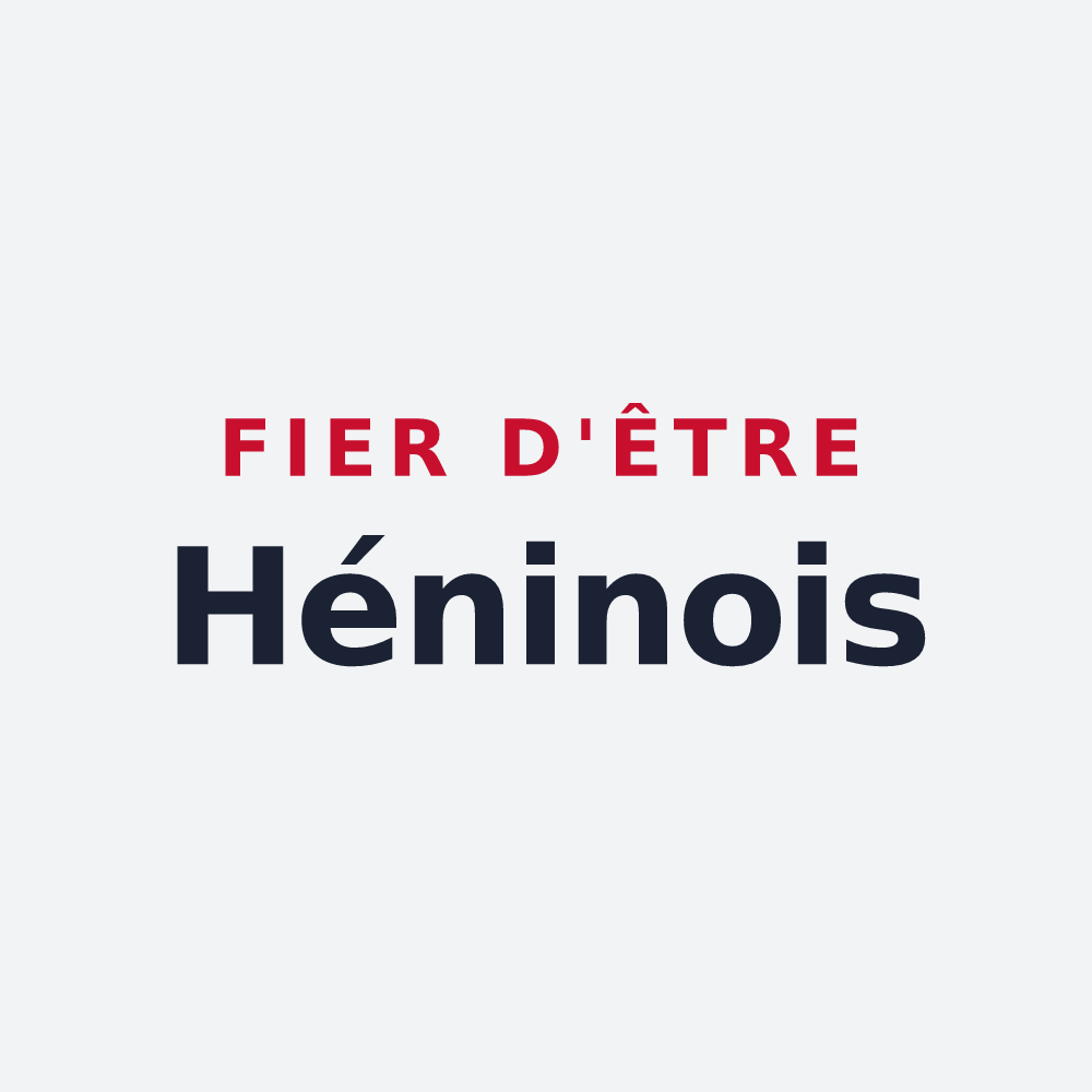 Poster « Fier d'être Héninois » — design pour Hénin-Beaumont