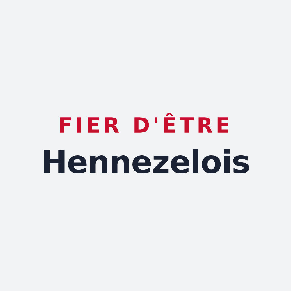 Poster « Fier d'être Hennezelois » — design pour Hennezel