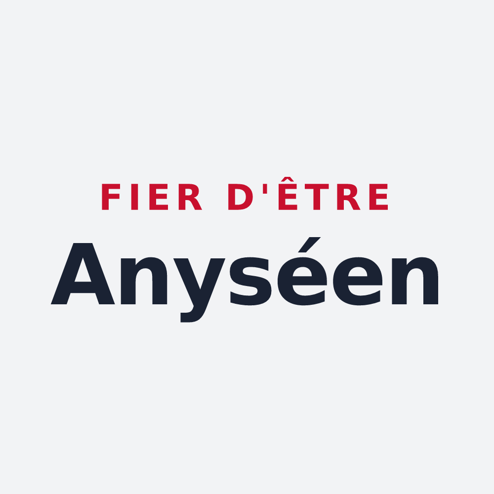 Poster « Fier d'être Anyséen » — design pour Hennezis