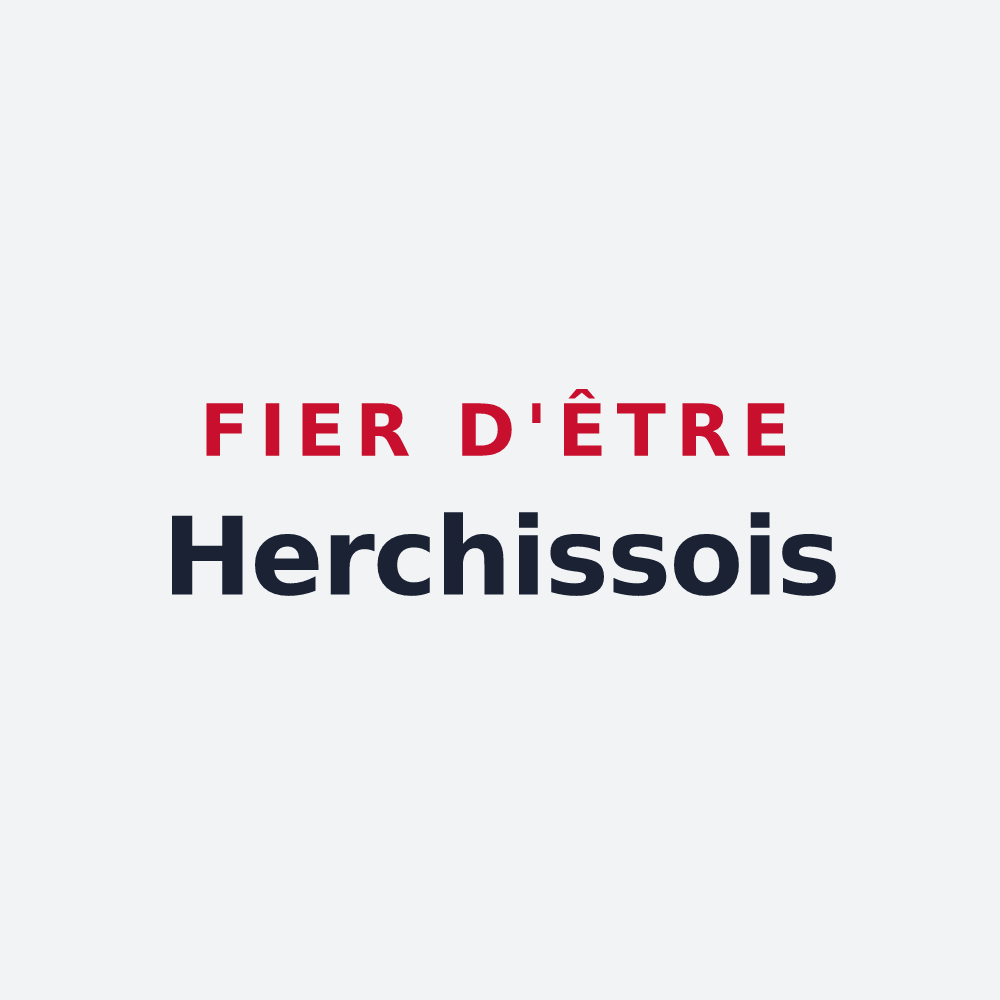 Poster « Fier d'être Herchissois » — design pour Herchies