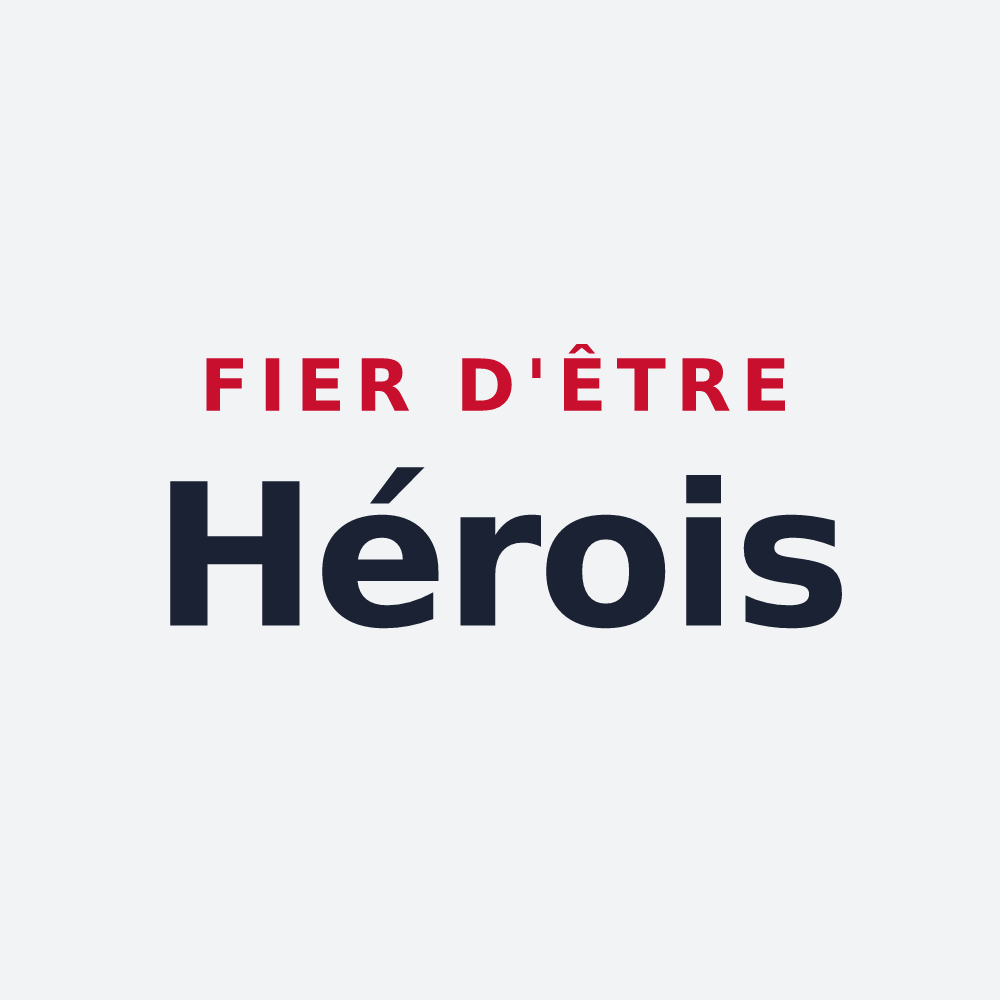 Poster « Fier d'être Hérois » — design pour Hères