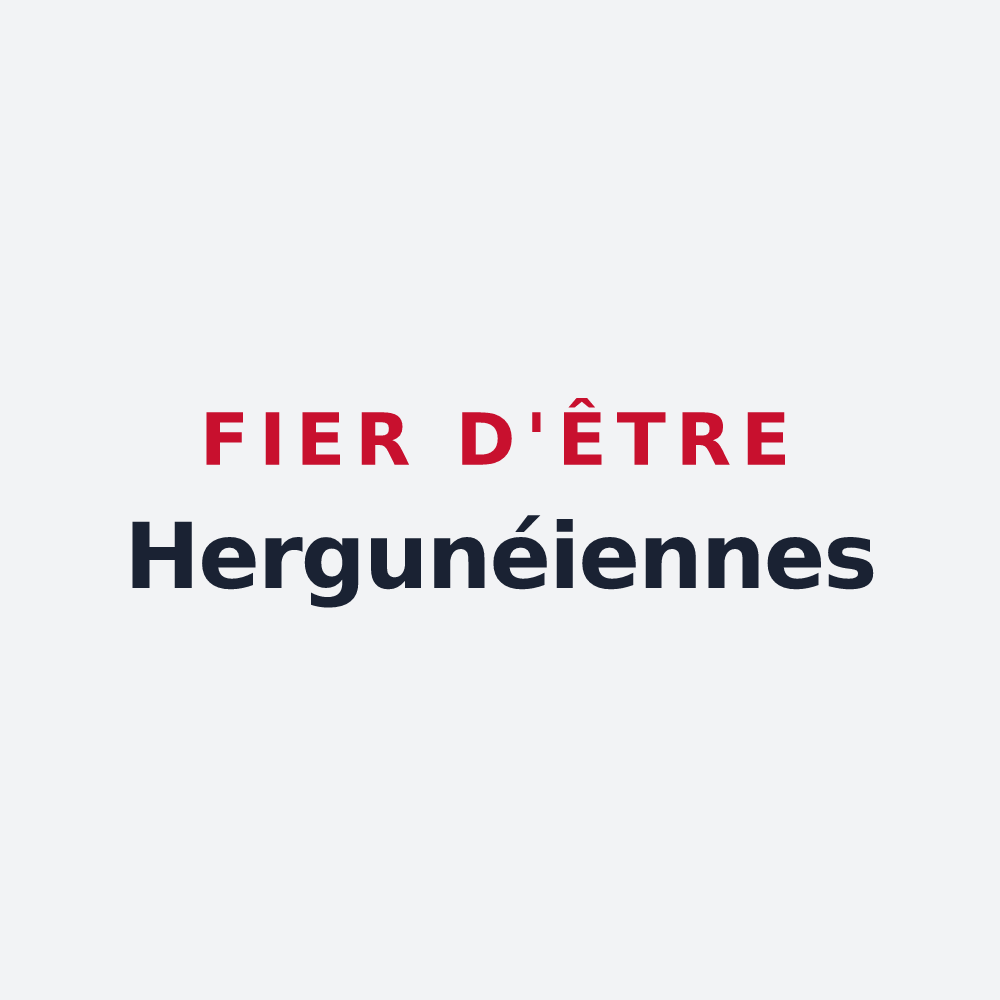 Poster « Fier d'être Hergunéiennes » — design pour Hergugney