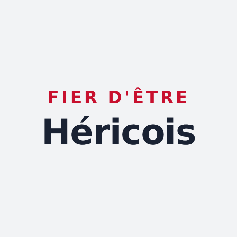 Poster « Fier d'être Héricois » — design pour Héric