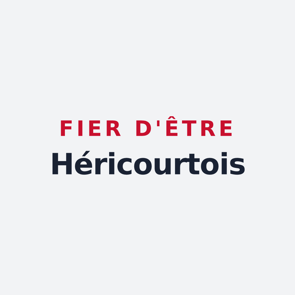 Poster « Fier d'être Héricourtois » — design pour Héricourt