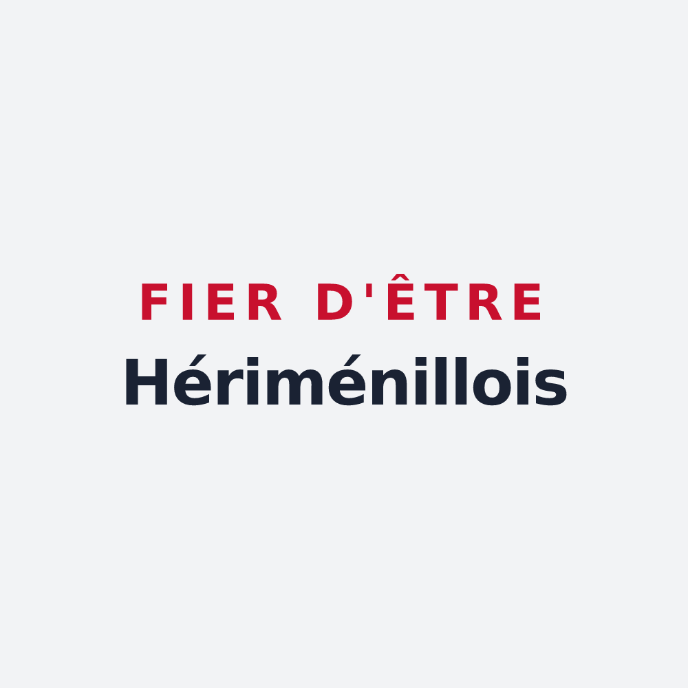 Poster « Fier d'être Hériménillois » — design pour Hériménil