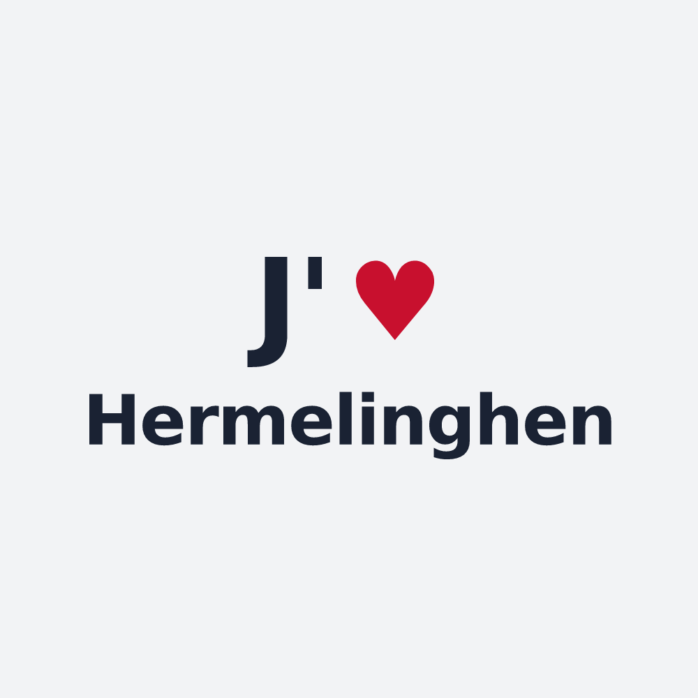 Poster personnalisé Hermelinghen — design J'aime Hermelinghen