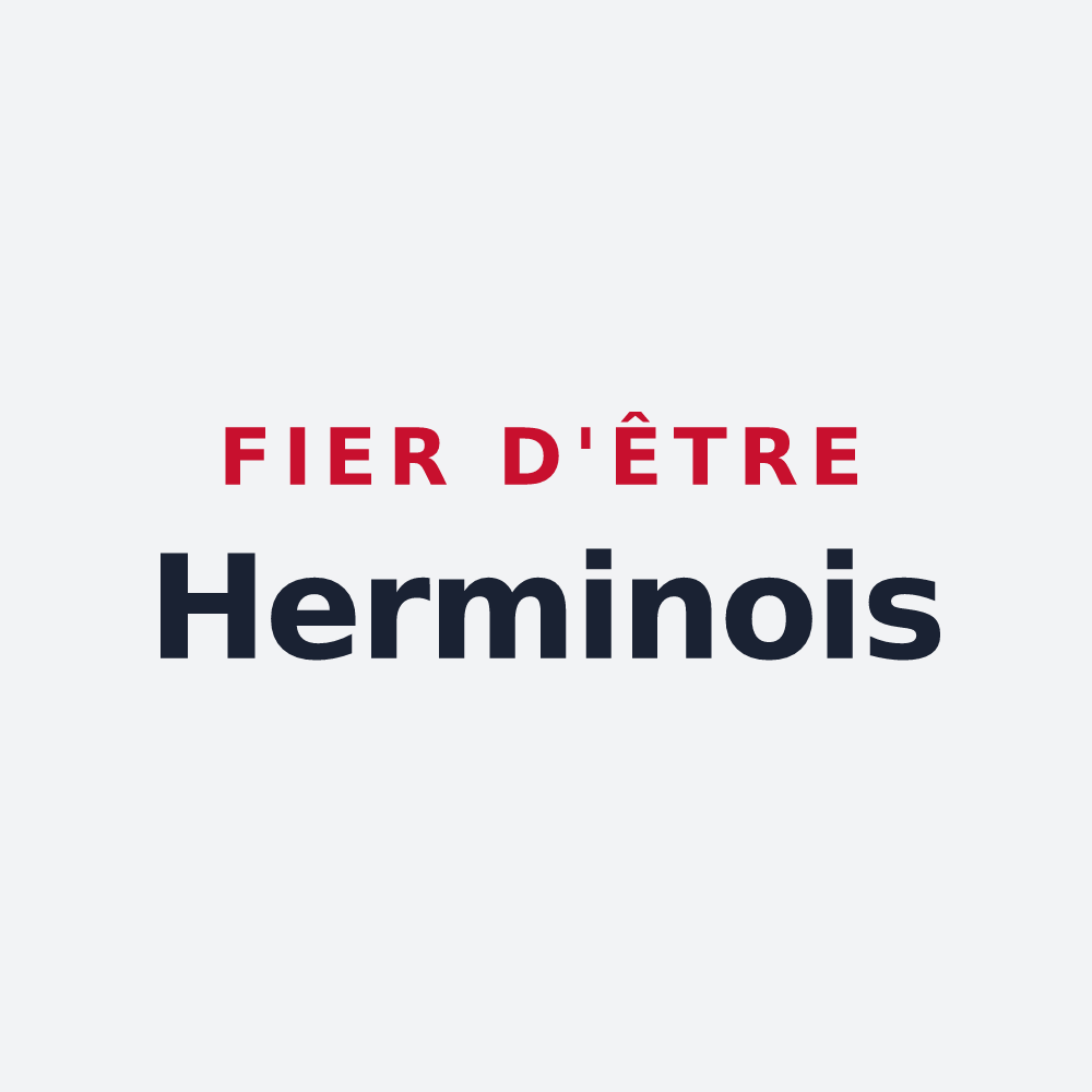Poster « Fier d'être Herminois » — design pour Hermies