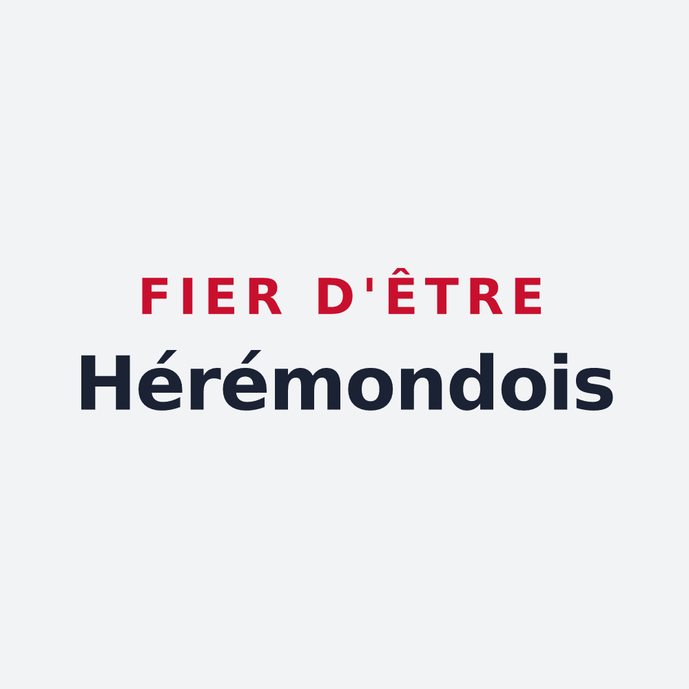 Poster « Fier d'être Hérémondois » — design pour Hermonville