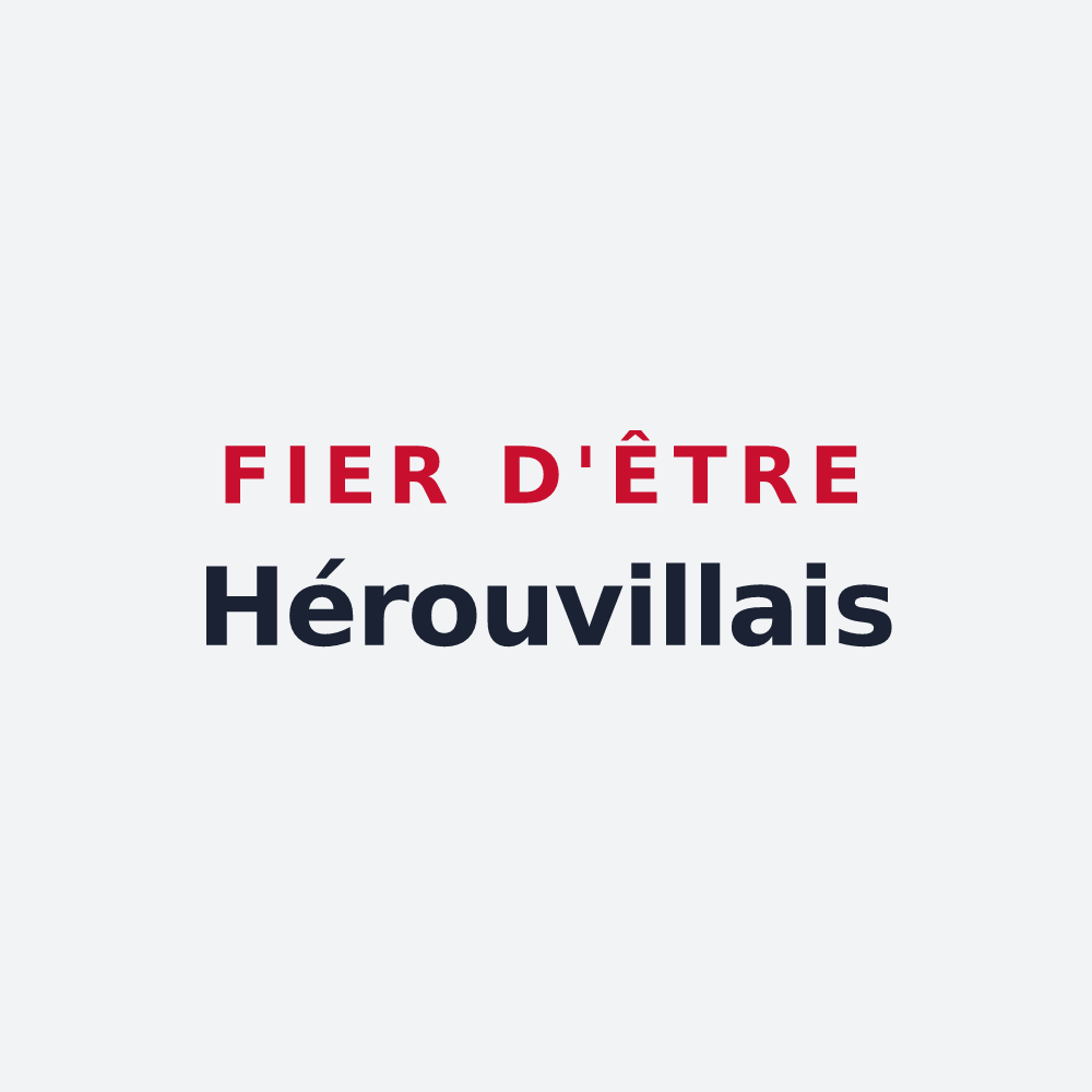 Poster « Fier d'être Hérouvillais » — design pour Hérouville-Saint-Clair