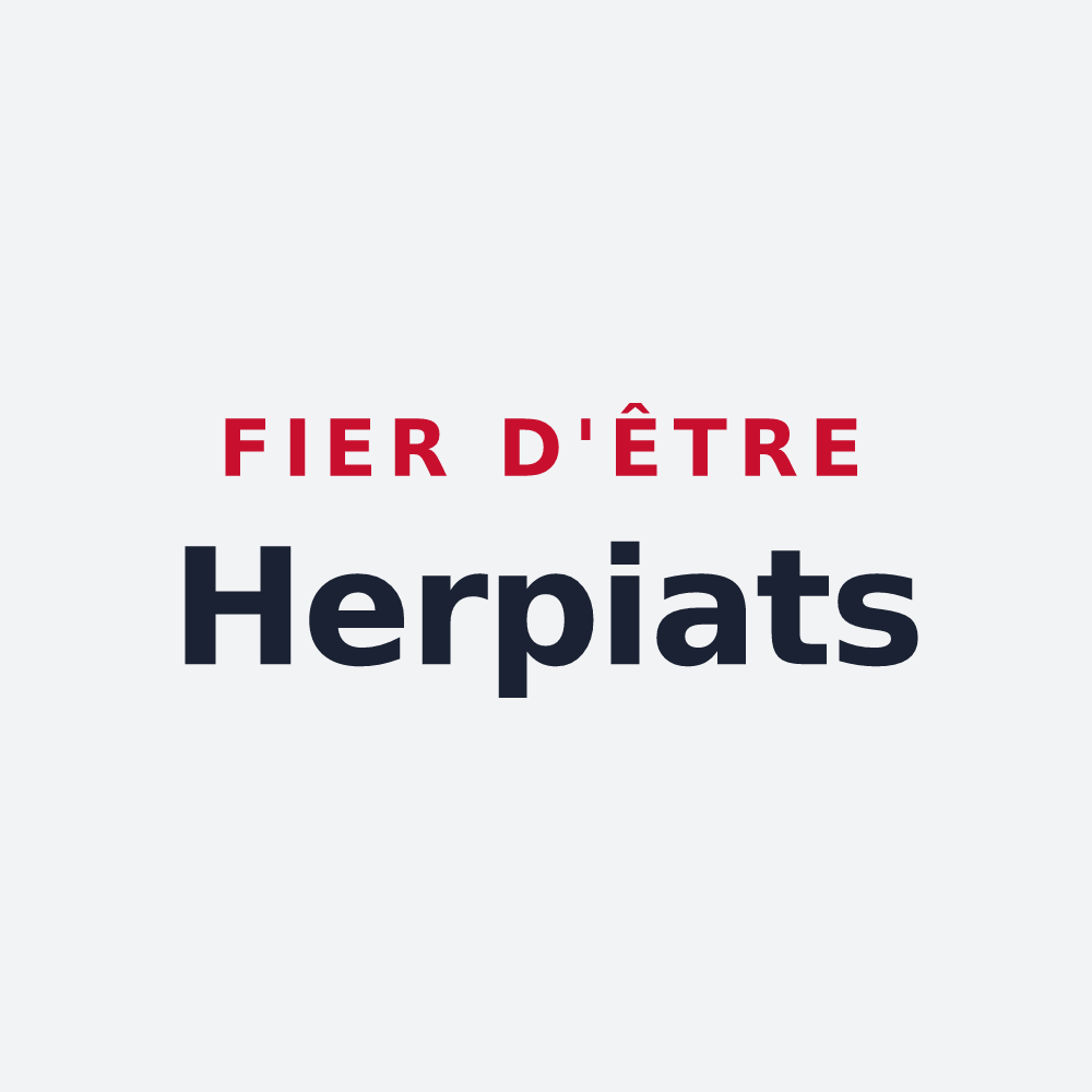 Poster « Fier d'être Herpiats » — design pour Herpy-l'Arlésienne