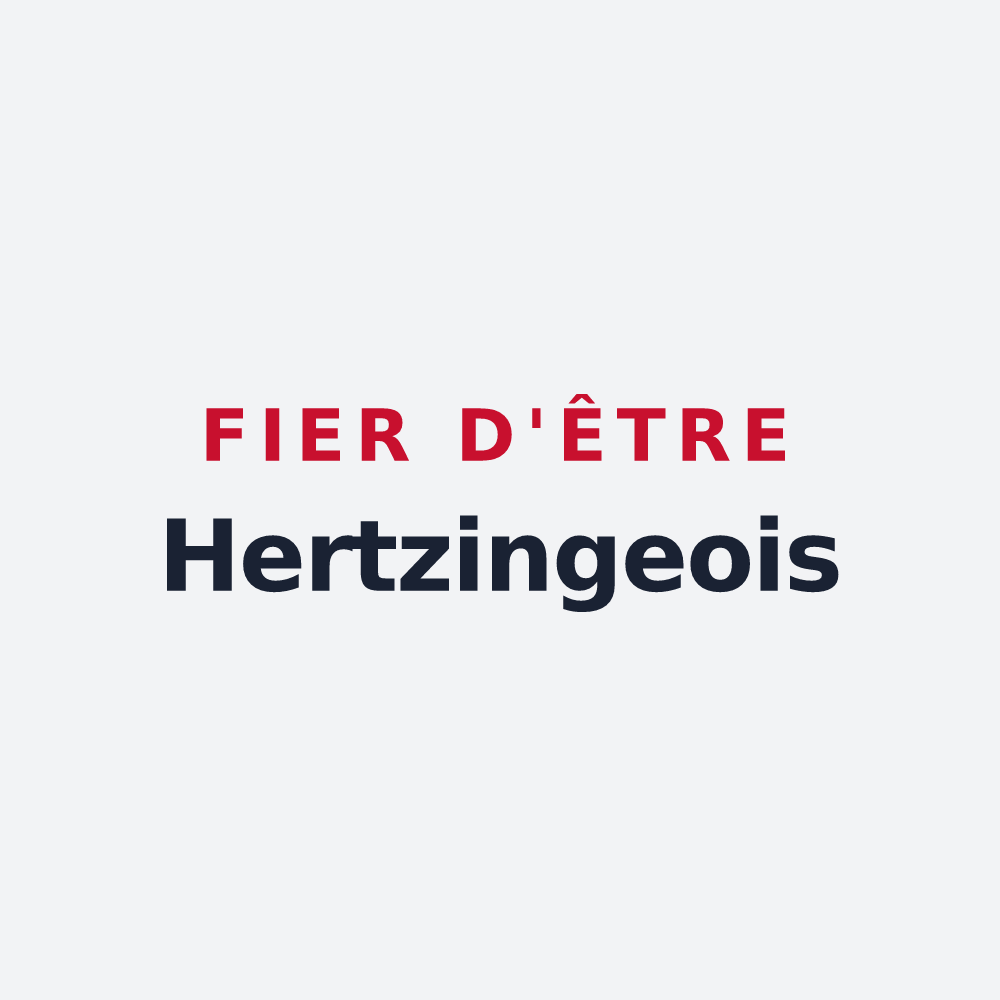 Poster « Fier d'être Hertzingeois » — design pour Hertzing