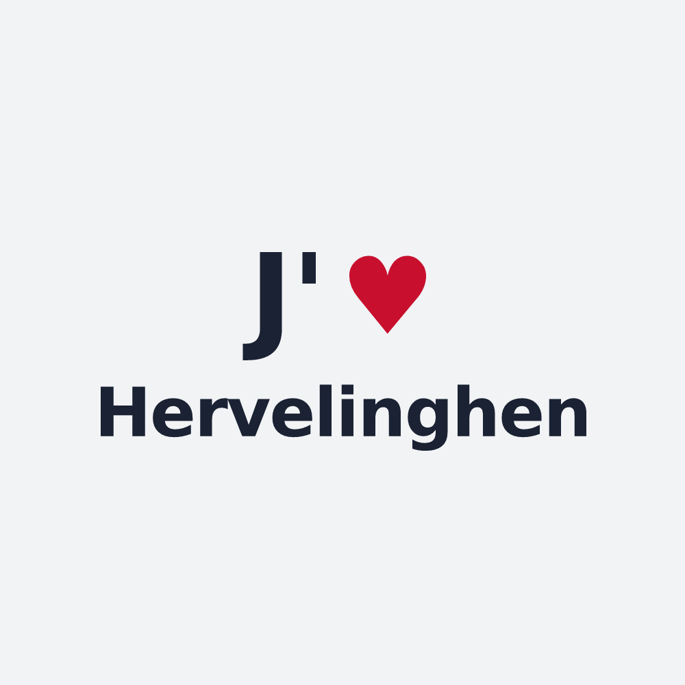 Poster personnalisé Hervelinghen — design J'aime Hervelinghen