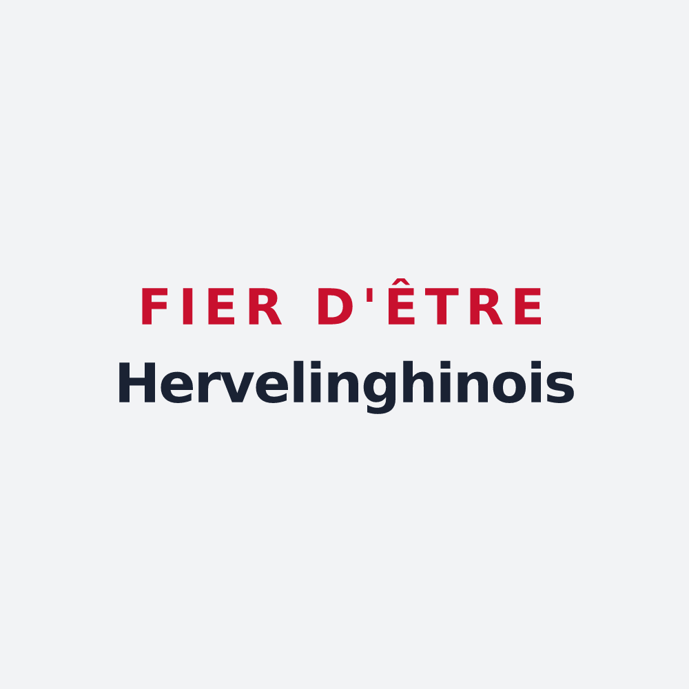 Poster « Fier d'être Hervelinghinois » — design pour Hervelinghen
