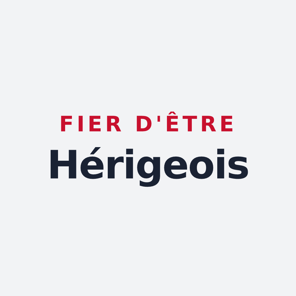 Poster « Fier d'être Hérigeois » — design pour Héry-sur-Alby
