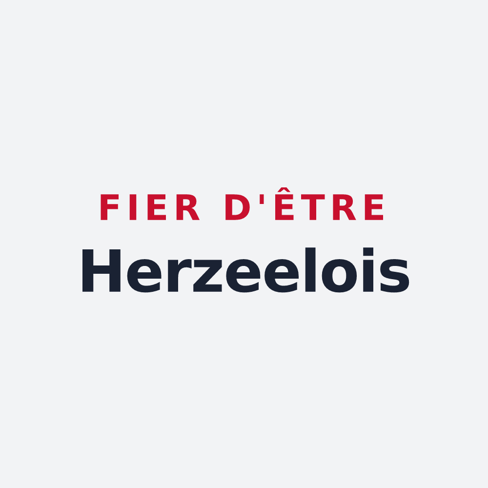 Poster « Fier d'être Herzeelois » — design pour Herzeele