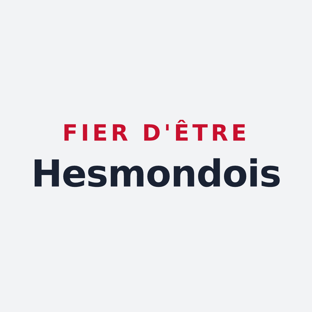 Poster « Fier d'être Hesmondois » — design pour Hesmond