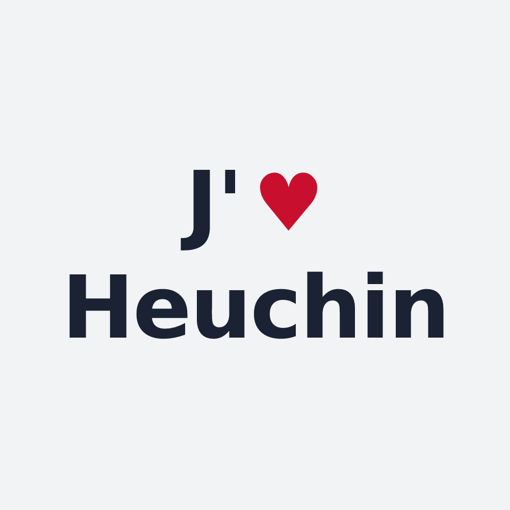 Poster personnalisé Heuchin — design J'aime Heuchin
