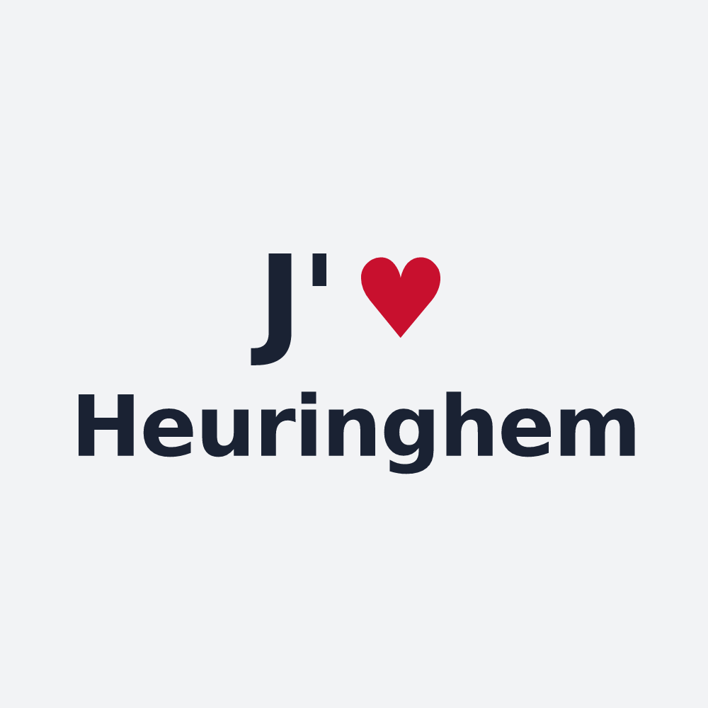 Poster personnalisé Heuringhem — design J'aime Heuringhem