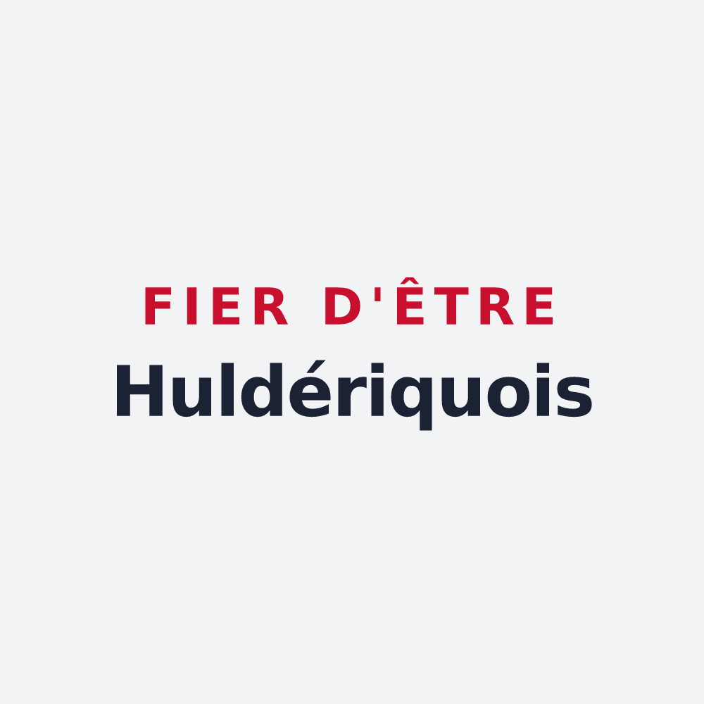 Poster « Fier d'être Huldériquois » — design pour Heutrégiville